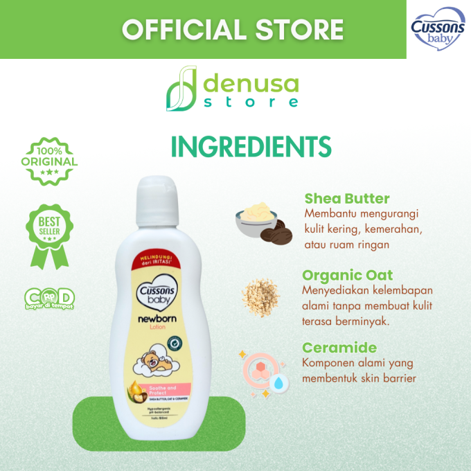 CUSSONS BABY Newborn Lotion Soothe n Protect 100ml