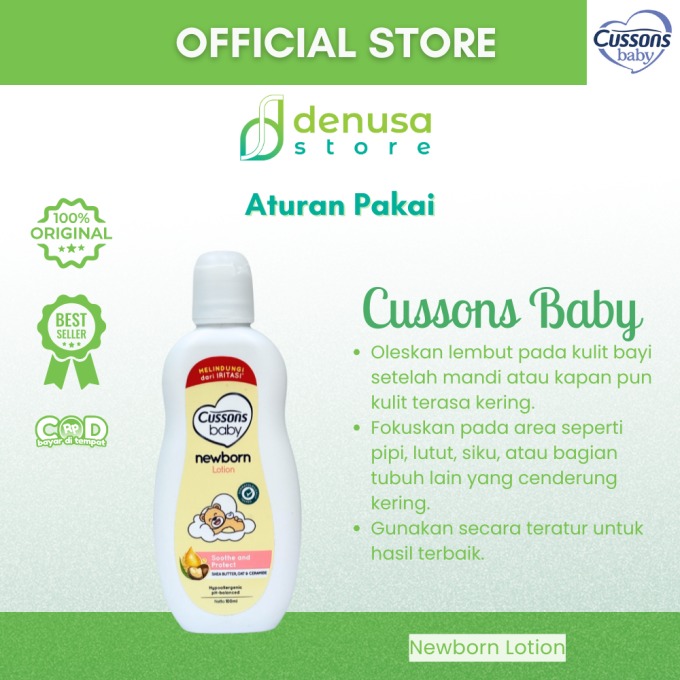 CUSSONS BABY Newborn Lotion Soothe n Protect 100ml