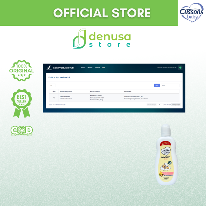 CUSSONS BABY Newborn Lotion Soothe n Protect 100ml