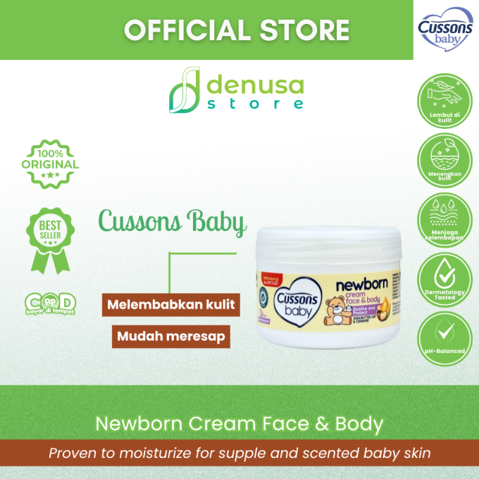 CUSSONS BABY Newborn Cream Face n Body 50g