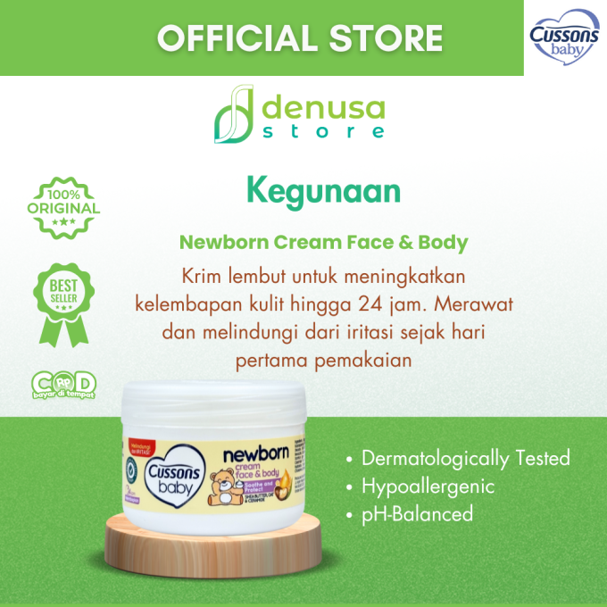 CUSSONS BABY Newborn Cream Face n Body 50g