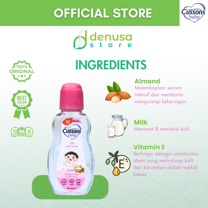 CUSSONS BABY Oil Soft n Smooth 35+15 ml