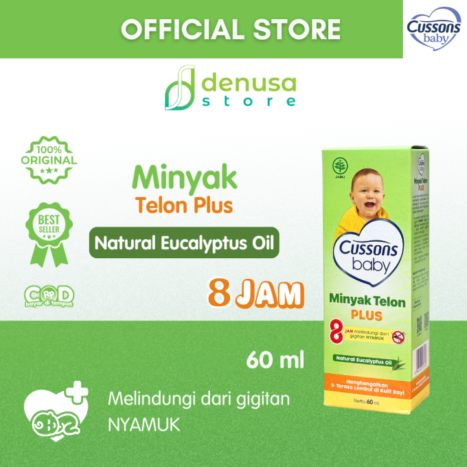 CUSSONS BABY Minyak Telon Plus 8 Jam 60 ml