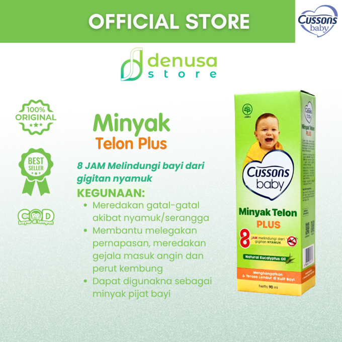 CUSSONS BABY Minyak Telon Plus 8 Jam 90 ml