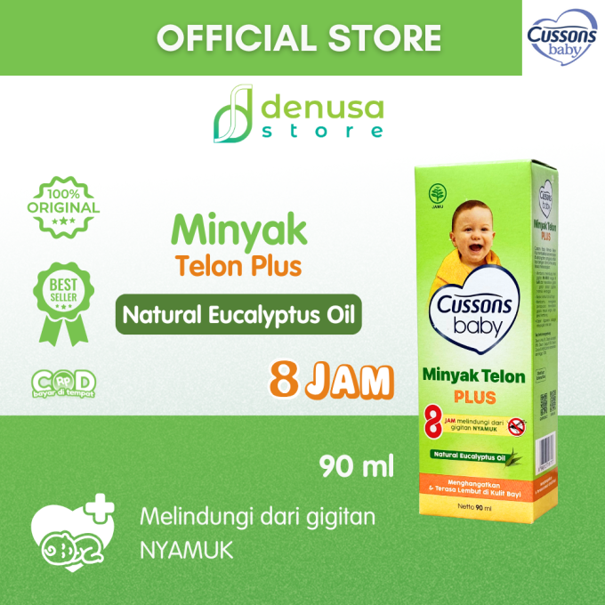 CUSSONS BABY Minyak Telon Plus 8 Jam 90 ml