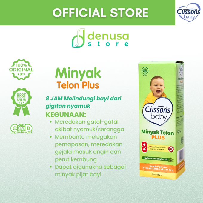 CUSSONS BABY Minyak Telon Plus 8 Jam 150 ml