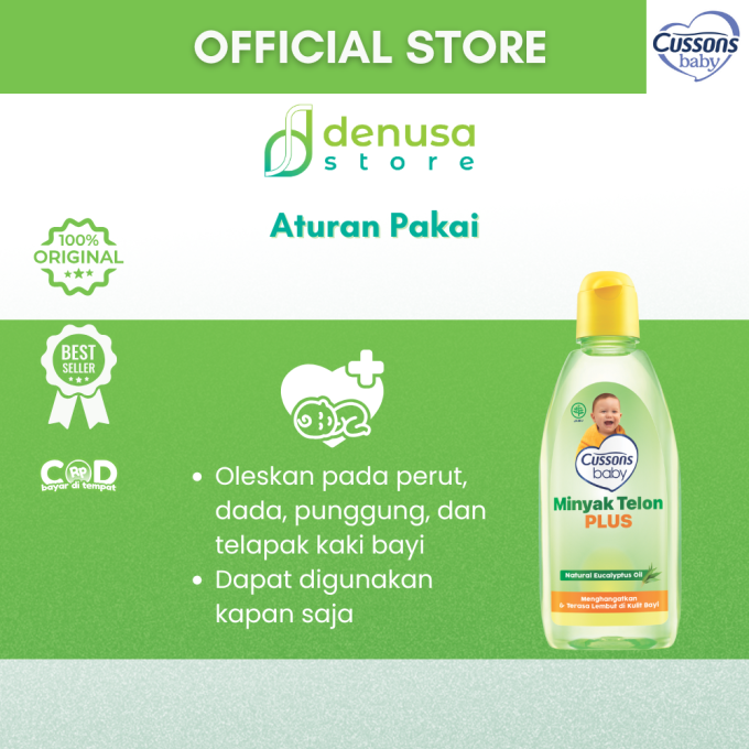 CUSSONS BABY Minyak Telon Plus 8 Jam 150 ml