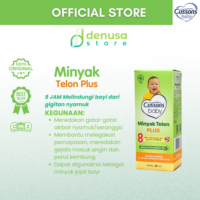 CUSSONS BABY Minyak Telon Plus 8 Jam 30 ml