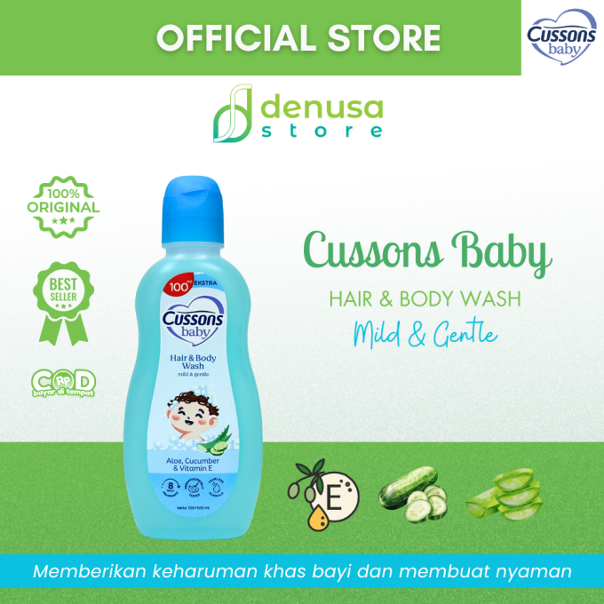 CUSSONS BABY Hair n Body Wash Mild n Gentle 100+100 ml