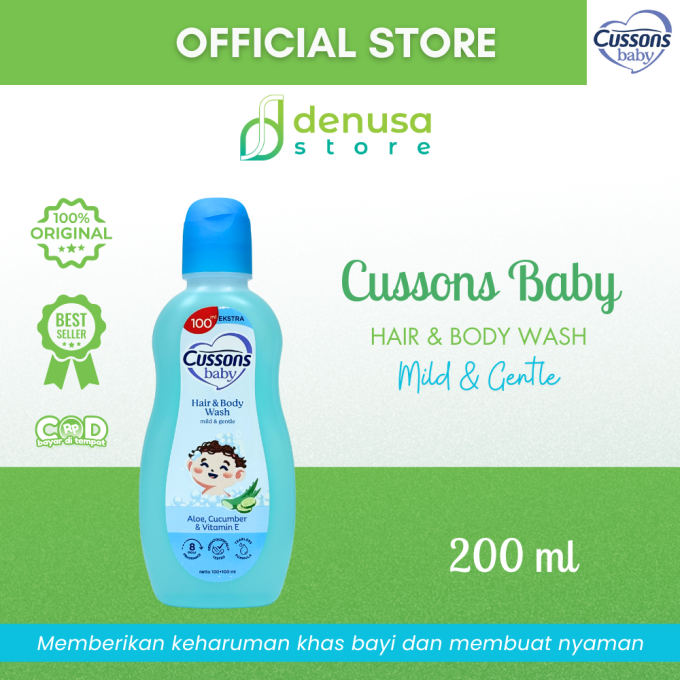 CUSSONS BABY Hair n Body Wash Mild n Gentle 100+100 ml