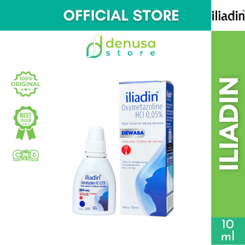 iliadin Oxymetazoline HCL 0,05% Obat Semprot Hidung Dewasa 10 ml