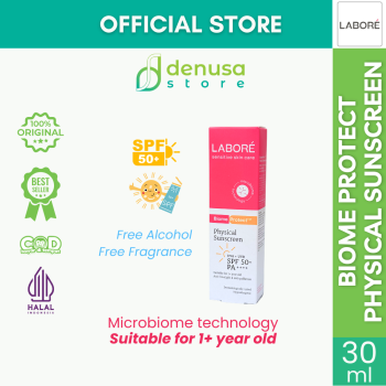LABORE Biome Protect Physical Sunscreen UVA+UVB SPF 50+ PA++++ 30 ml