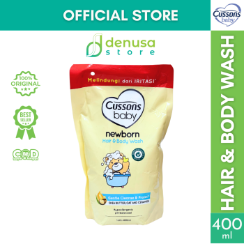 CUSSONS BABY Newborn Hair n Body Wash Refill Pouch 400 ml