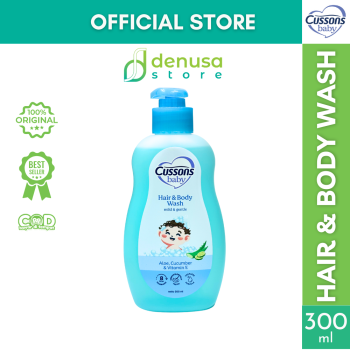 CUSSONS BABY Hair n Body Wash Mild n Gentle Pump Bottle 300 ml