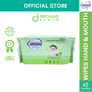 CUSSONS BABY Wipes Naturally Refreshing Hand n Mouth 45 Sheets
