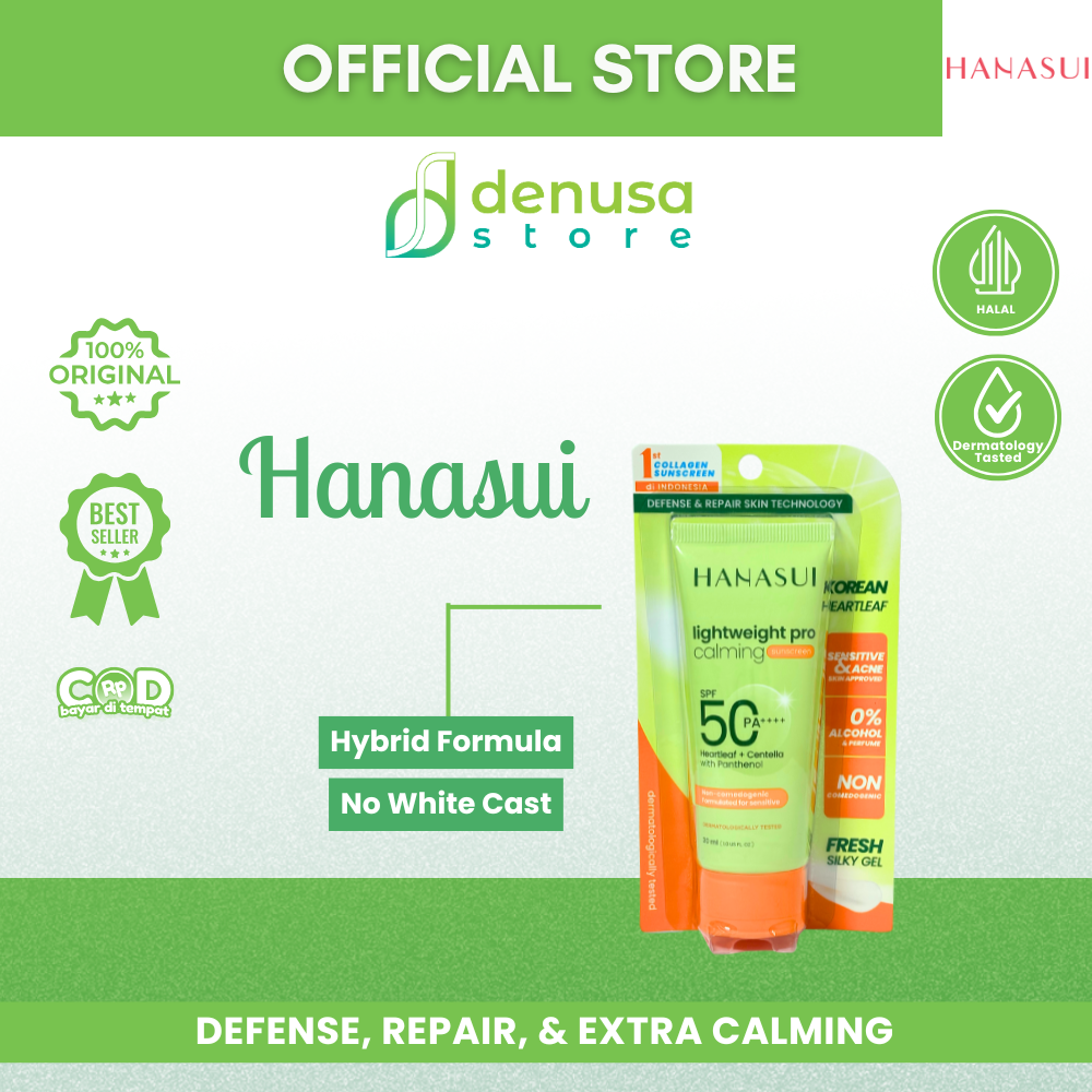 HANASUI Lightweight Pro Calming Sunscreen SPF 50 PA++++ 30 ml