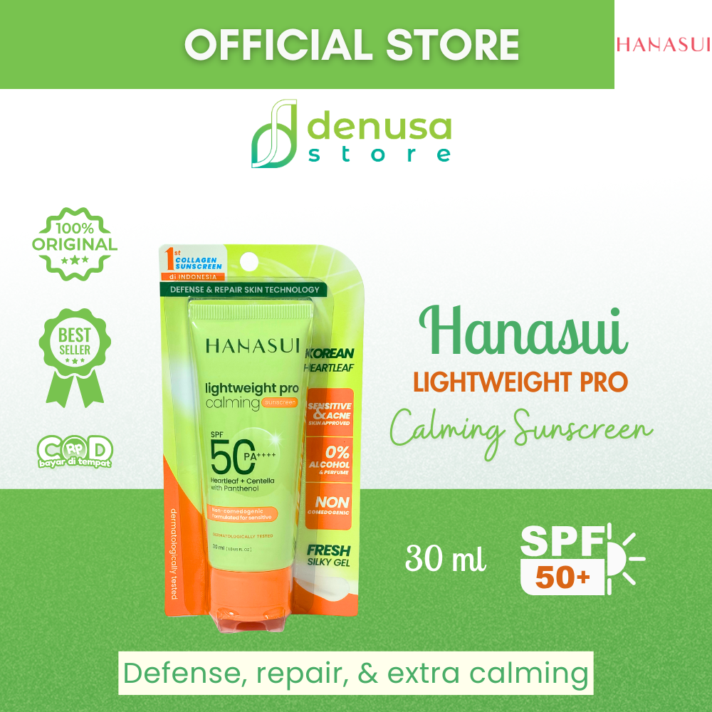 HANASUI Lightweight Pro Calming Sunscreen SPF 50 PA++++ 30 ml