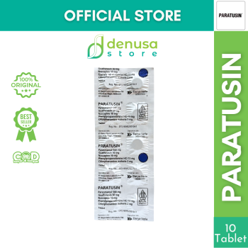 PARATUSIN Paracetamol 1 Strip 10 Tablet