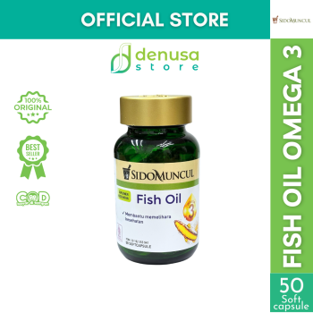 SIDOMUNCUL Fish Oil Omega 3 50 Softcapsule