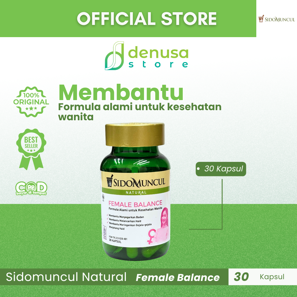 SIDOMUNCUL Natural Female Balance 30 Kapsul