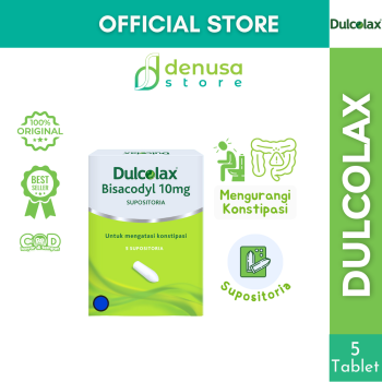 Dulcolax Bisacodyl 10mg Untuk Mengatasi Konstipasi Dewasa 5 Supositoria