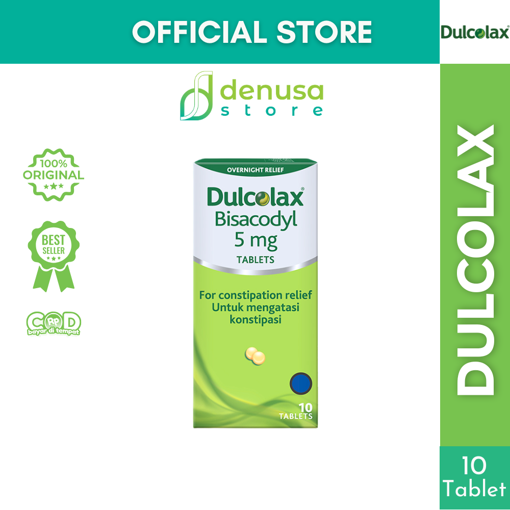 Dulcolax Bisacodyl 5mg Untuk Mengatasi Konstipasi 10 Tablets