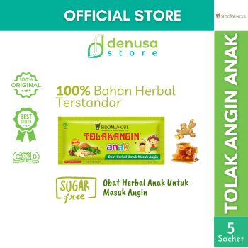 SIDOMUNCUL Tolak Angin Anak 1 Kotak 5 Sachet