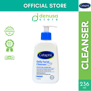 CETAPHIL Daily Facial Cleanser Gel Foaming Normal to Oily Sensitive Skin 236ml