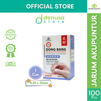 DONG BANG Sterile Acupuncture Needles 1 Cun 0,25 x 25mm Isi 100pcs | Jarum Akupuntur