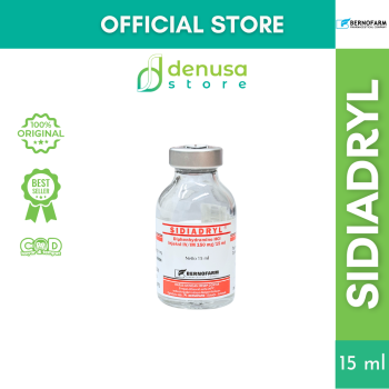 SIDIADRYL 150 mg 15 ml Per Vial
