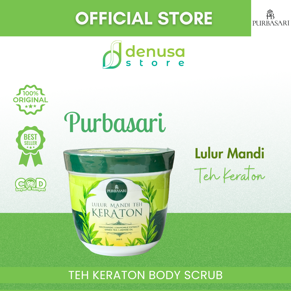 PURBASARI Lulur Mandi Teh Keraton 200 gram