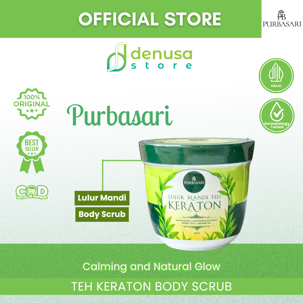 PURBASARI Lulur Mandi Teh Keraton 200 gram