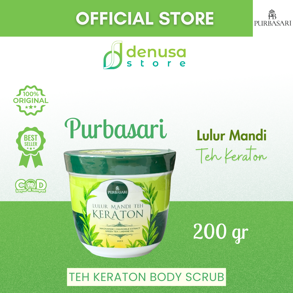 PURBASARI Lulur Mandi Teh Keraton 200 gram