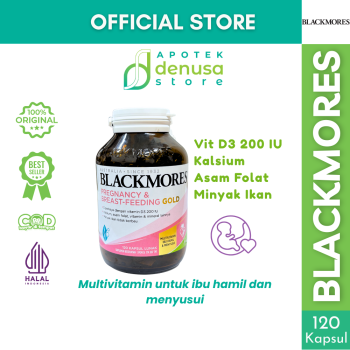 BLACKMORES Pregnancy n Breast Feeding Gold 120 Kapsul Lunak