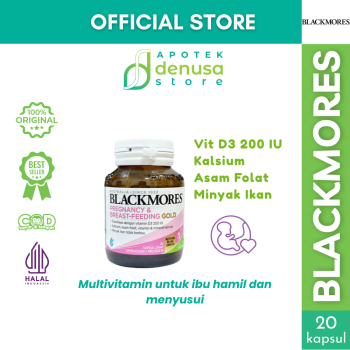 BLACKMORES Pregnancy n Breast Feeding Gold 20 Kapsul Lunak