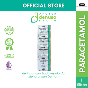 Paracetamol 1 Strip 10 Kaplet Trifa