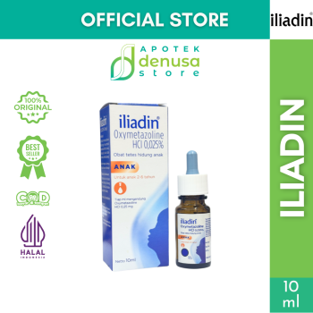 iliadin Oxymetazoline HCL 0,025% Obat Tetes Hidung Anak 10 ml