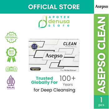 ASEPSO Clean For Deep Cleansing Plus Herbal Extract 80 g