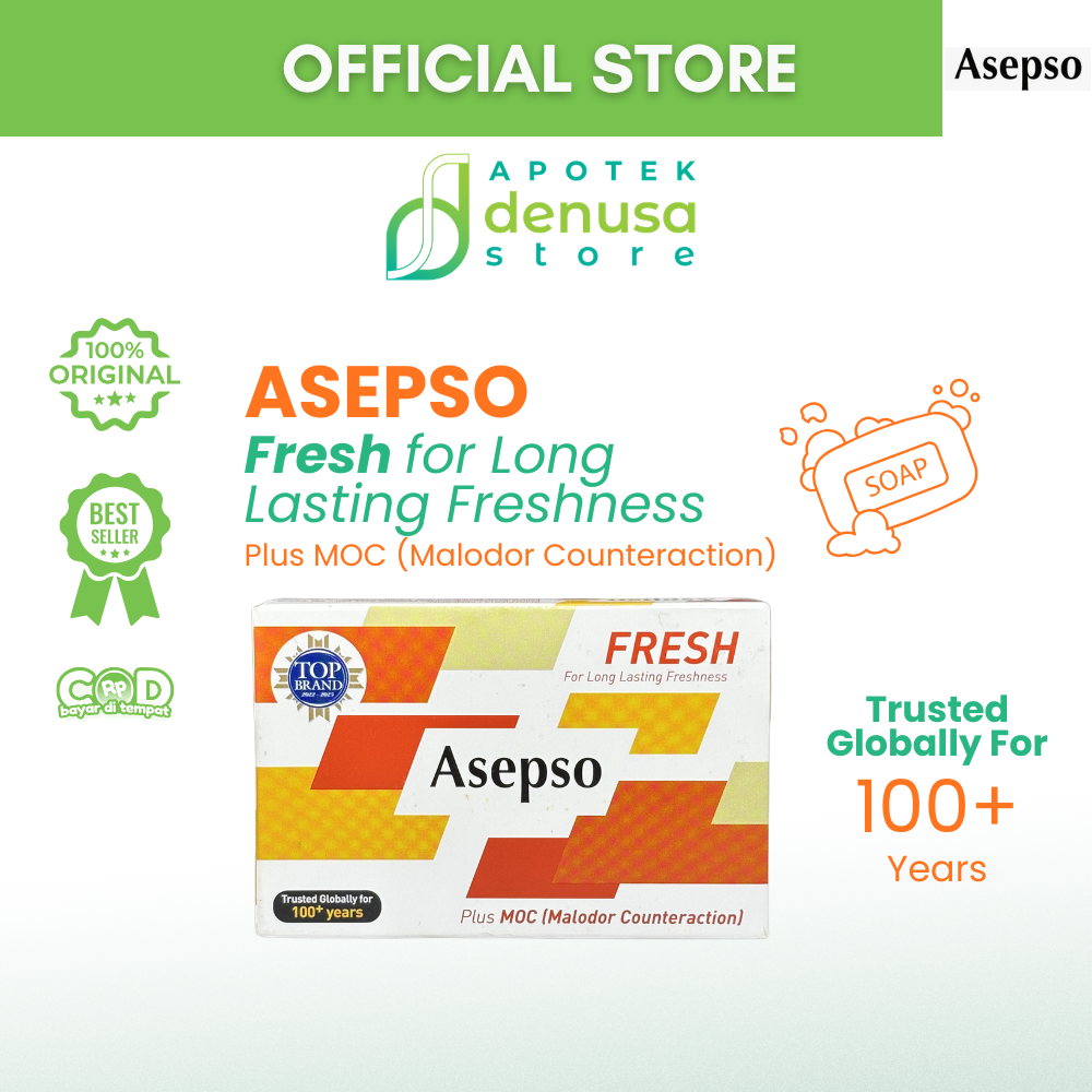 ASEPSO Fresh For Long Lasting Freshness Plus MOC 80 g