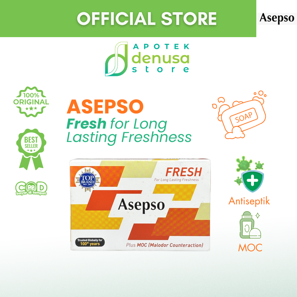 ASEPSO Fresh For Long Lasting Freshness Plus MOC 80 g