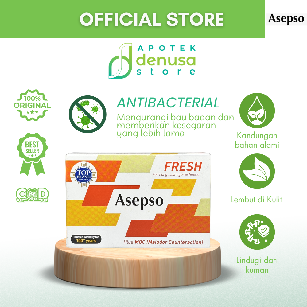 ASEPSO Fresh For Long Lasting Freshness Plus MOC 80 g