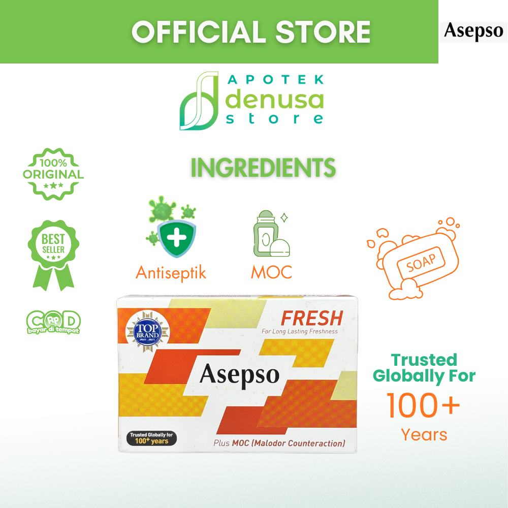 ASEPSO Fresh For Long Lasting Freshness Plus MOC 80 g
