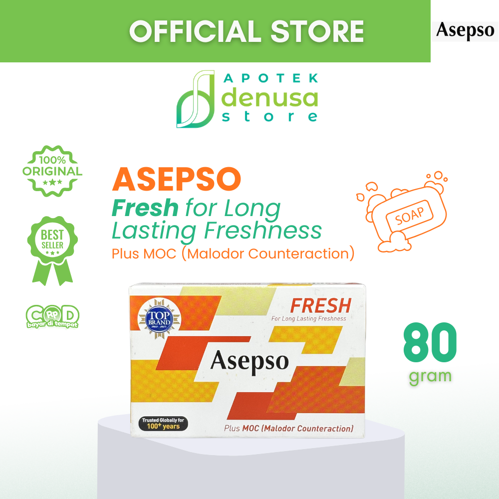 ASEPSO Fresh For Long Lasting Freshness Plus MOC 80 g