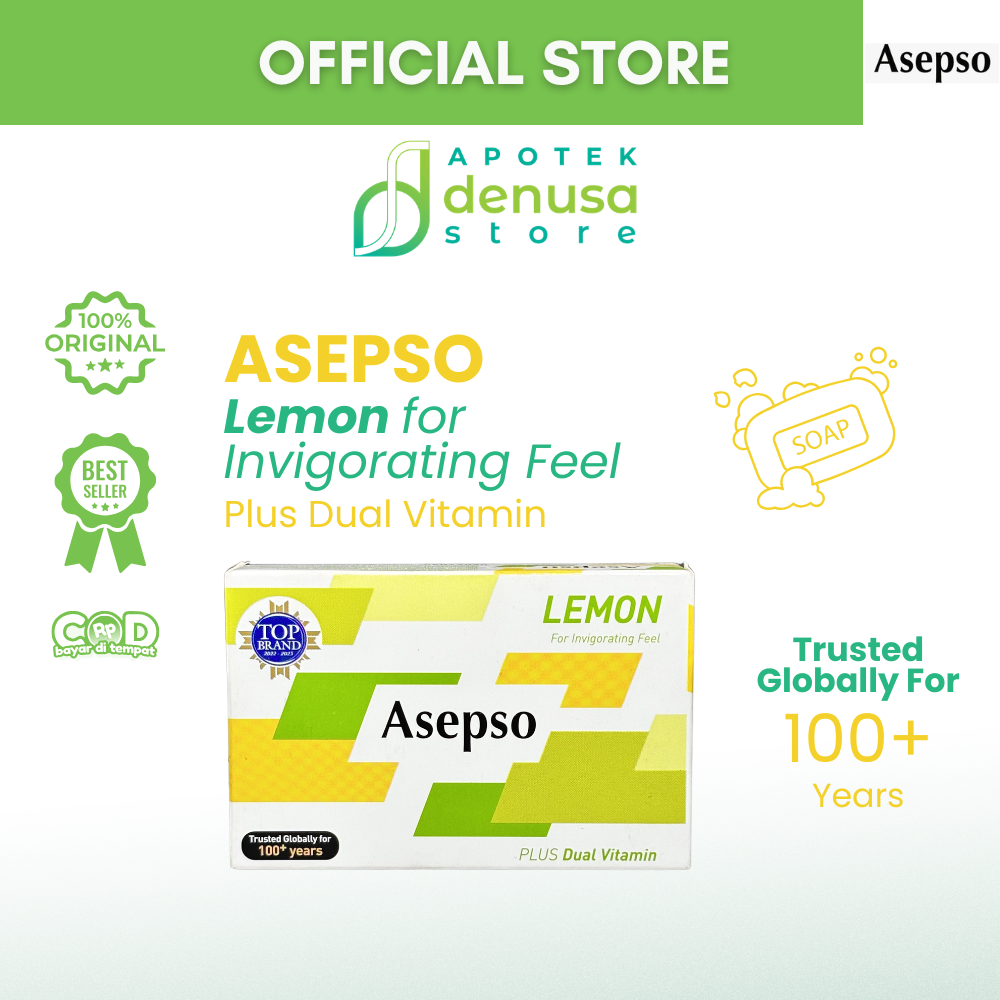 ASEPSO Lemon For Invigorating Feel Plus Dual Vitamin 80 g