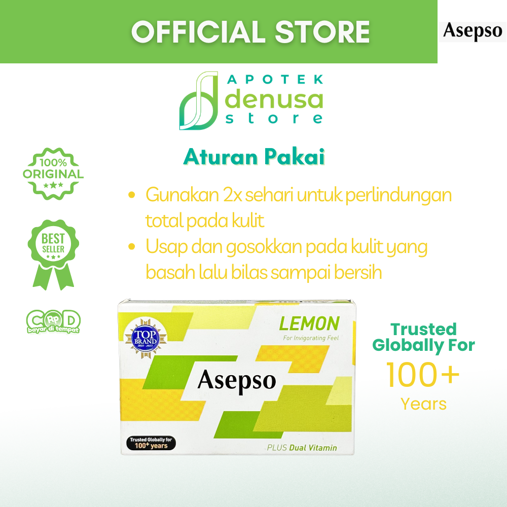 ASEPSO Lemon For Invigorating Feel Plus Dual Vitamin 80 g - Image 6