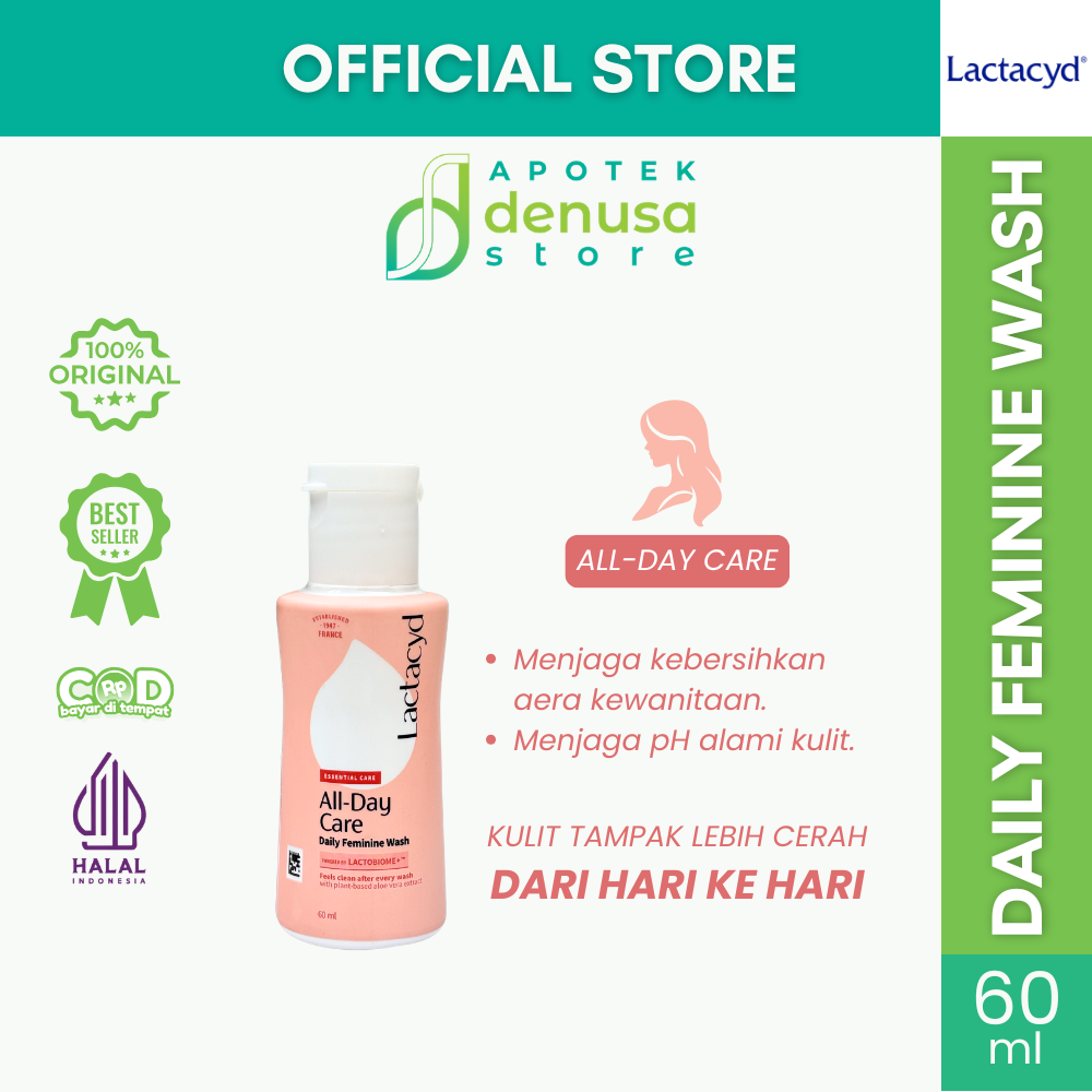 LACTACYD Essential Care All Day Care Daily Feminine Wash 60 ml