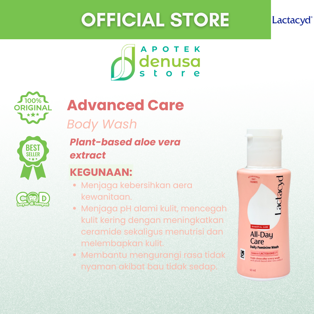 LACTACYD Essential Care All Day Care Daily Feminine Wash 60 ml