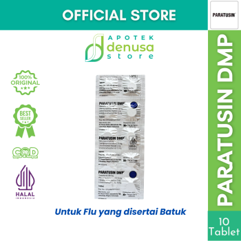 PARATUSIN DMP Obat Flu Yang Disertai Batuk 1 Strip 10 Tablet