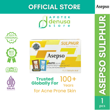 ASEPSO Sulphur For Acne Prone Skin Plus Salicylic Acid 80 g