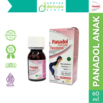 PANADOL Anak-anak Paracetamol Rasa Raspberry Sirup 60 ml